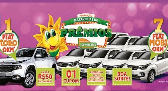 Supermercados Alvorada Promoção Maravilhas de Prêmios