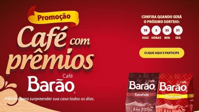 Promoção Café Com Prêmios Café Barão