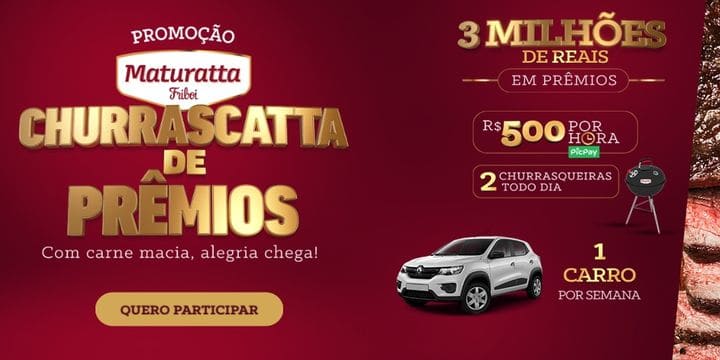 Promoção Friboi 2022 Maturatta Churrascatta de Prêmios