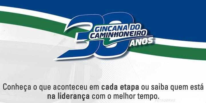 Promoção Gincana do Caminhoneiro 2022/2023 lança sua 30ª (trigésima) edição