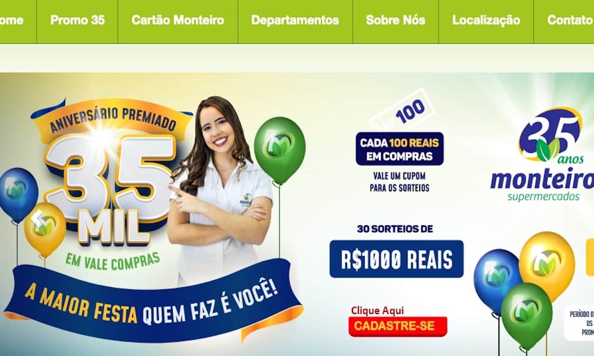 Promoção Monteiro Supermercados