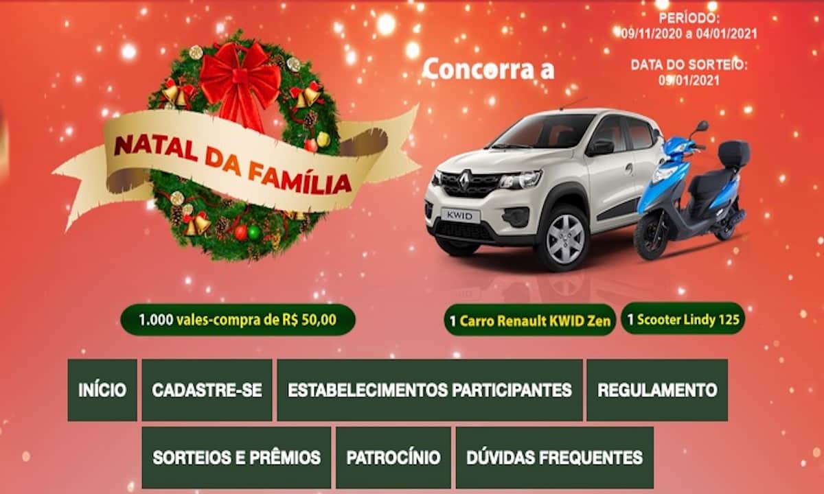 Promoção Natal Jundiaí SP com o nome de Promoção Natal da Família ACE Jundiaí