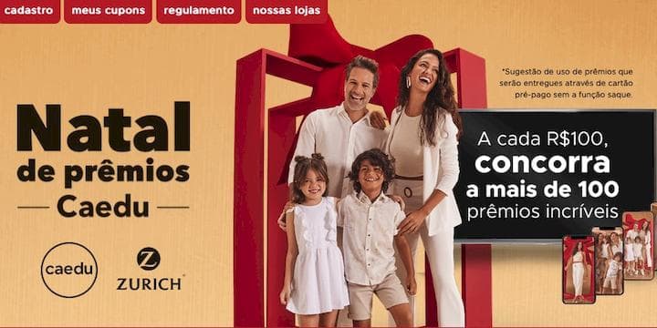 Promoção Caedu Natal de Prêmios 2022