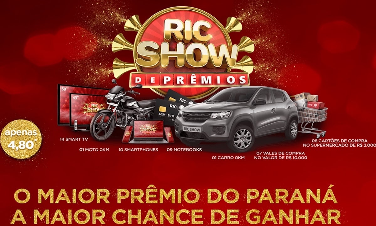 Promoção Ric Record TV Show de Prêmios Natal Antecipado