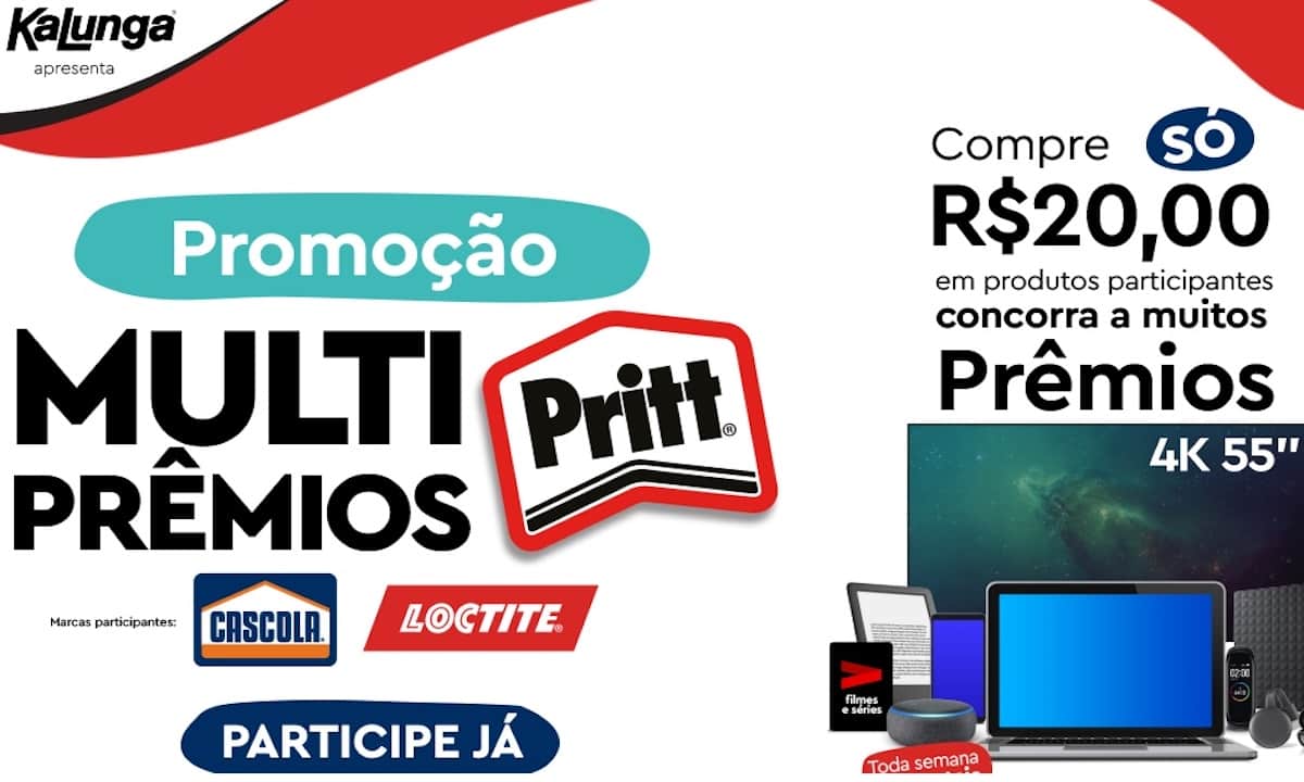 Promoção Pritt 2021 Multi Prêmios