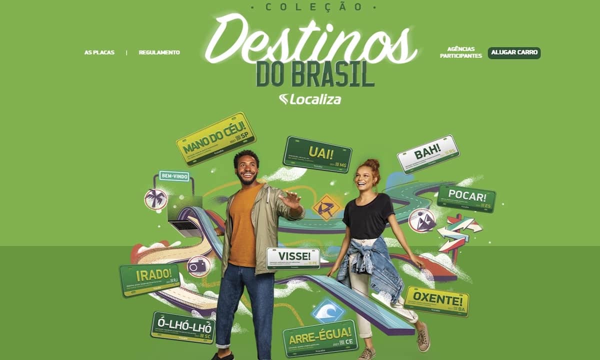 Promoção Localiza Coleção Destinos do Brasil 2021
