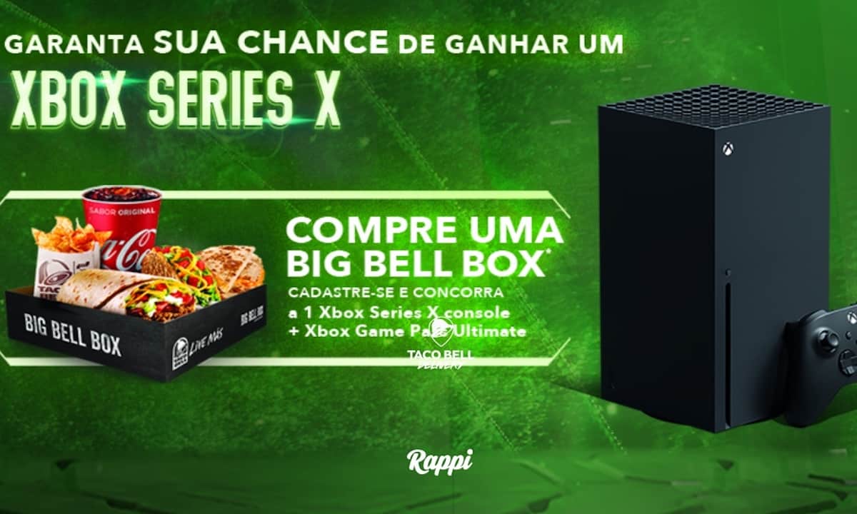 Promoção Taco Bell X-BOX Serie X