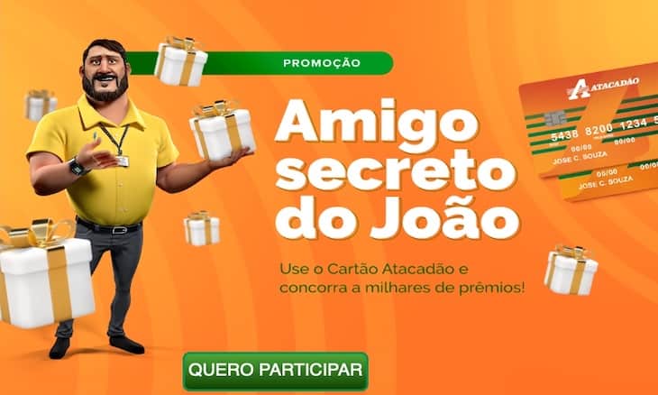 Promoção Banco CSF Cartão Carrefour Amigo Secreto do João