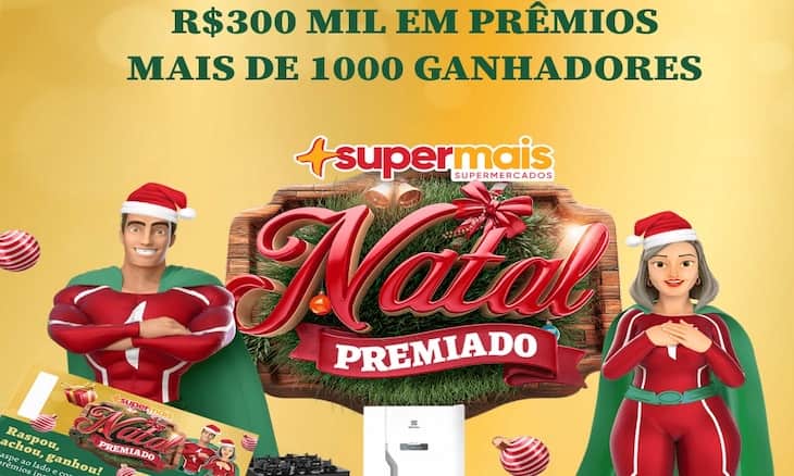 Promoção Supermais Supermercados Natal Premiado 2021