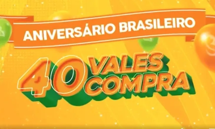 Promoção Supermercado Brasileiro Aniversário de 3 Anos