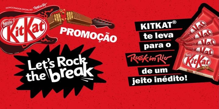 Promoção KitKat Let's Rock The Break 2022