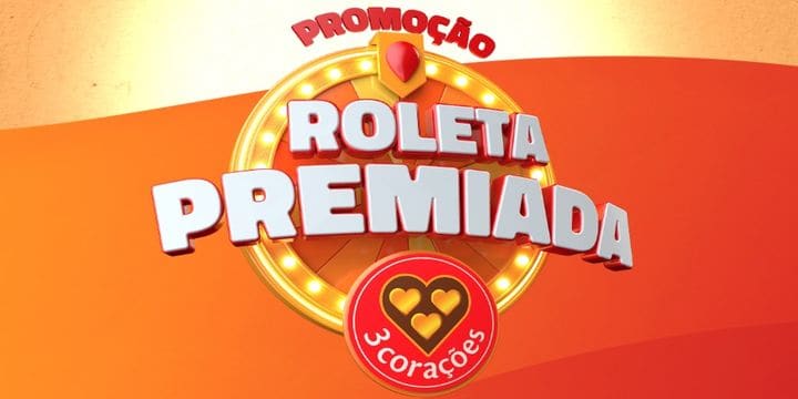 Promoção Café 3 Corações Roleta Premiada 2022
