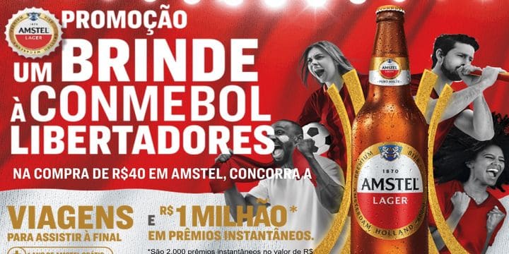 Promoção Cerveja Amstel Um Brinde à Conmebol Libertadores