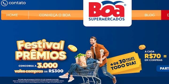 Promoção Boa Supermercados Festival de Prêmios