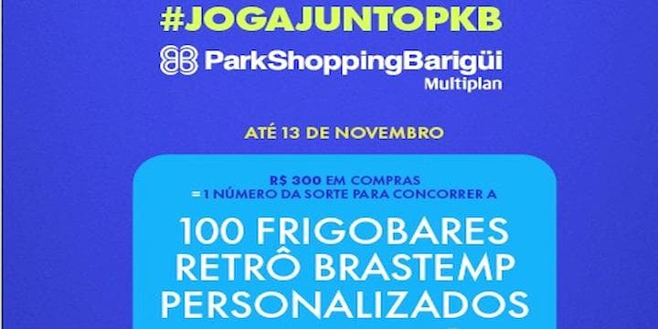 Promoção Park Shopping Barigui #JOGAJUNTOPKB