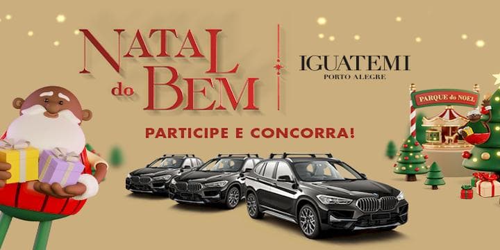 Promoção Shopping Iguatemi Porto Alegre Natal do Bem 2022