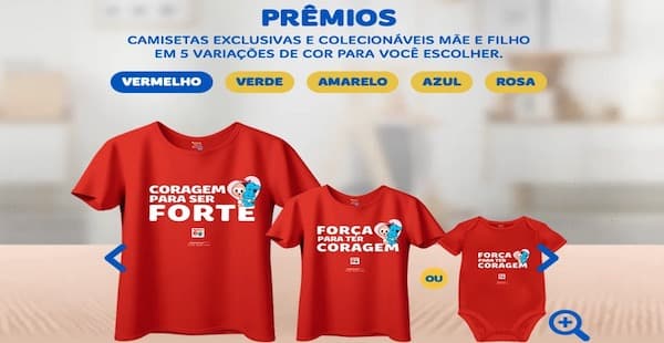 Prêmios da Promoção Fraldas Turma da Mônica Baby Fortes Desde Pequenos 2023