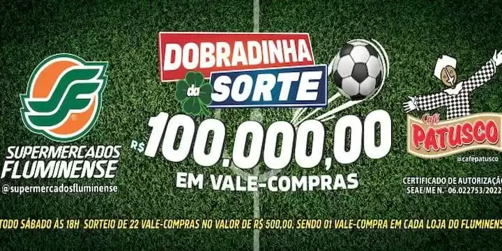 Promoção Supermercados Fluminense Dobradinha da Sorte