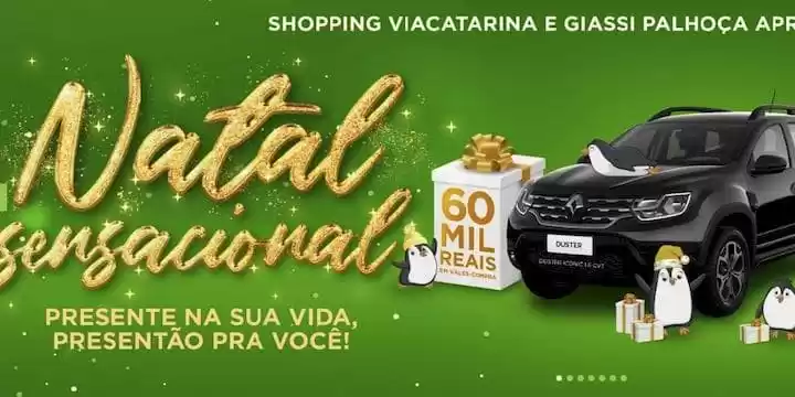 Promoção Shopping Viacatarina Natal Sensacional 2022