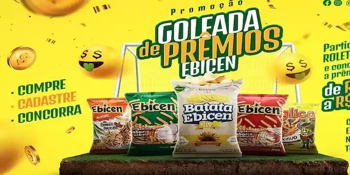 Promoção Ebicen 2023 Goleada de Prêmios Alegria Todo Dia!