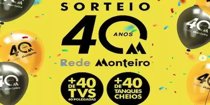 Promoção Rede Monteiro 40 Anos